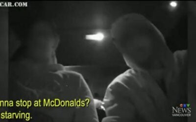 Watch: B.C. car thieves arrested in ‘bait car’ at McDonald’s drive-thru